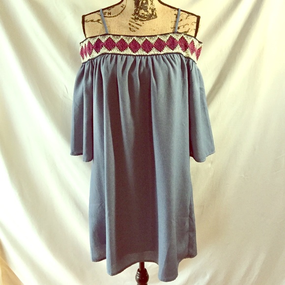 Maurices Dresses & Skirts - Maurices • Adjustable Spaghetti Straps Blue Dress